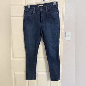 Levi's Women's Skinny Jeans - Dark Blue